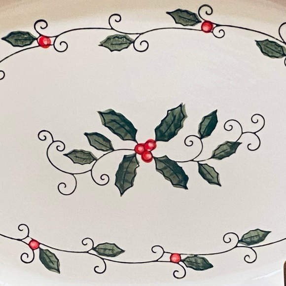 🎄NWOT Temptations Cardinal Holiday Serving Dish - Picture 3 of 6